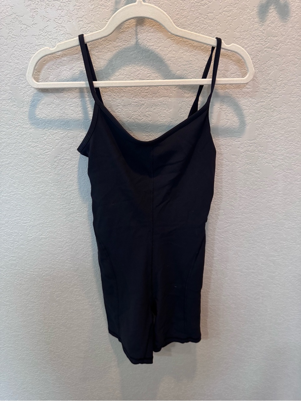 Lululemon Black Strappy Women's Tank Romper - Classic Slim Fit